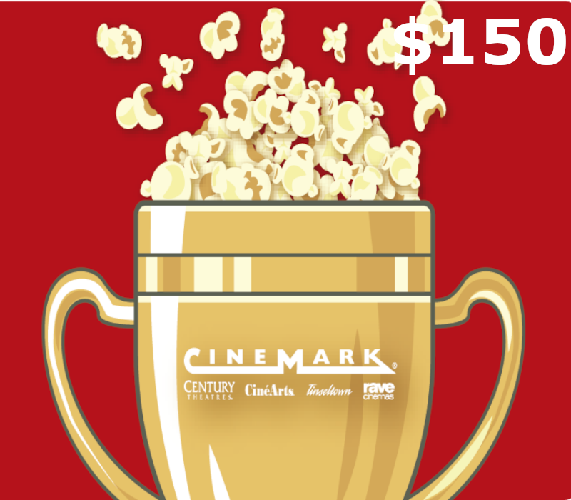 

Cinemark Theatres $150 Gift Card US