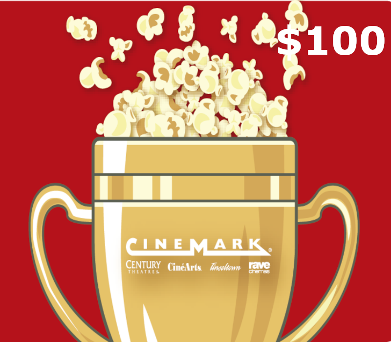 

Cinemark Theatres $100 Gift Card US