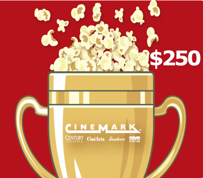 

Cinemark Theatres $250 Gift Card US