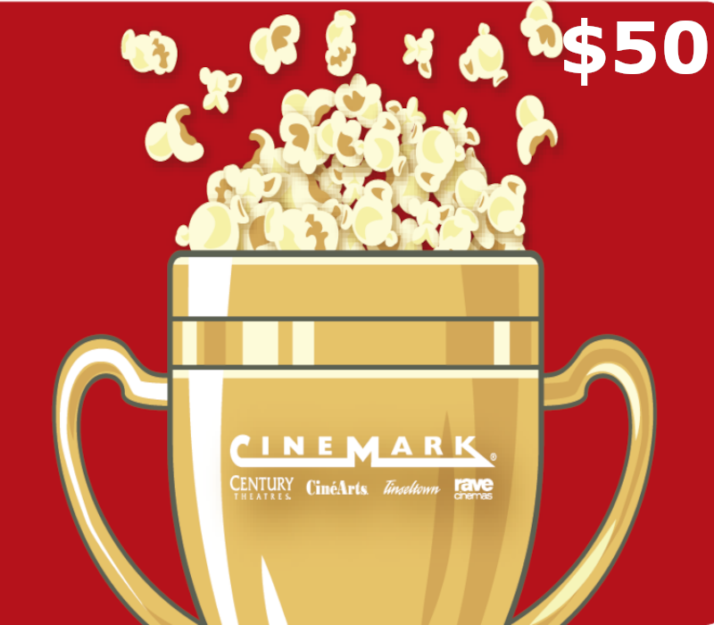 

Cinemark Theatres $50 Gift Card US