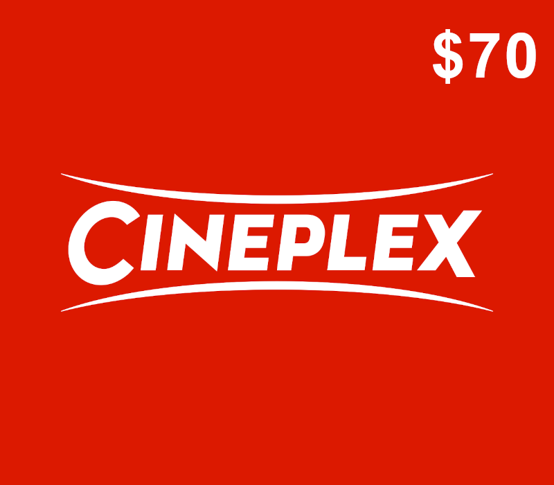 Cineplex $70 Gift Card CA
