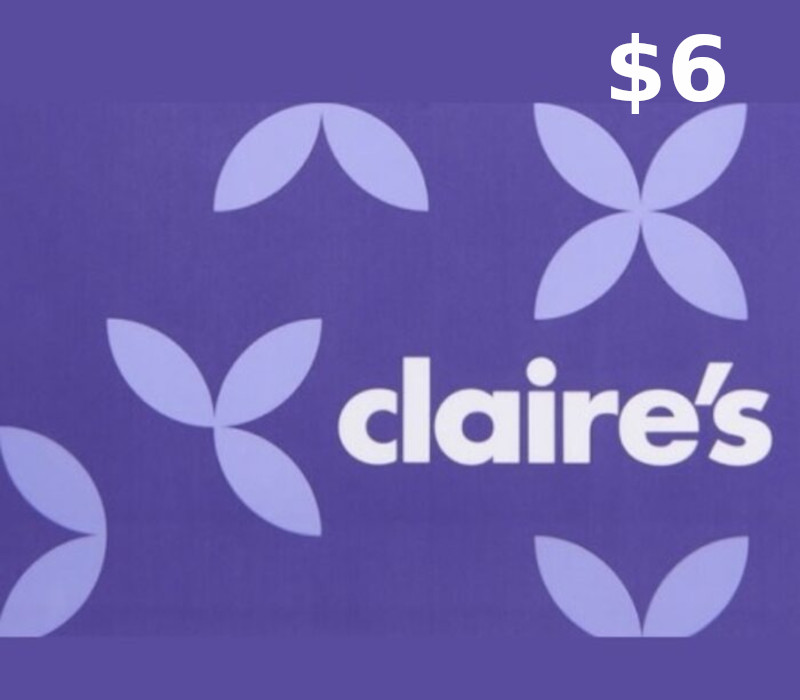 

Claire's Purple Fabulous $6 Gift Card US