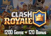 Clash Royale - 1200 Gems + 120 Bonus Reidos Voucher