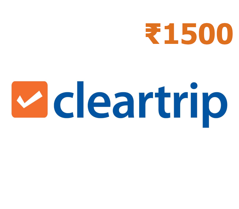 

Cleartrip Flights & Hotels ₹1500 Gift Card IN