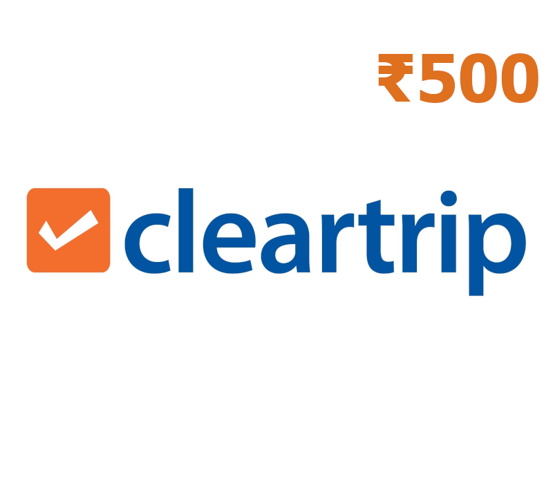 

Cleartrip Flights & Hotels INR 500 Gift Card IN