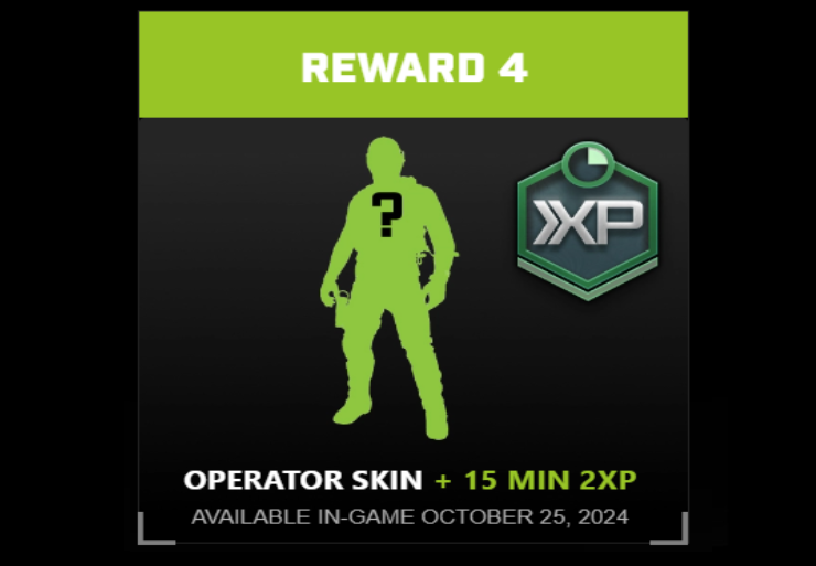 Call of Duty: Black Ops 6 - Reward 4 Operator Skin + 15 Min Double XP DLC PC/PS4/PS5/XBOX One/Series X|S CD Key (valid till December, 2024)