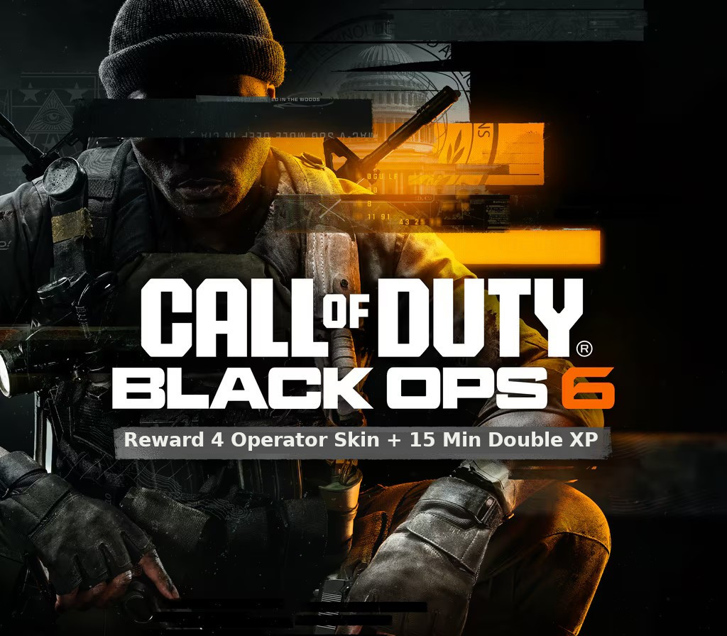 cover Call of Duty: Black Ops 6 - Reward 4 Operator Skin + 15 Min Double XP DLC PC/PS4/PS5/XBOX One/Series X|S CD Key (valid till December, 2024)