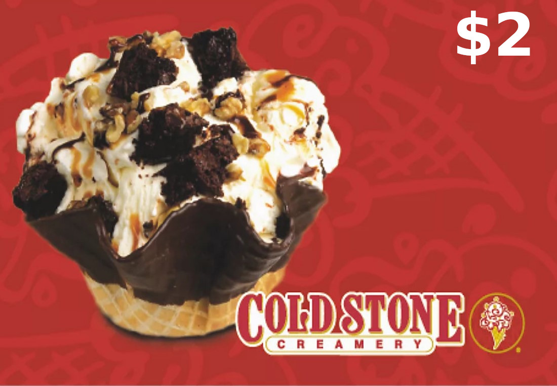 Cold Stone Creamer $2 Gift Card US