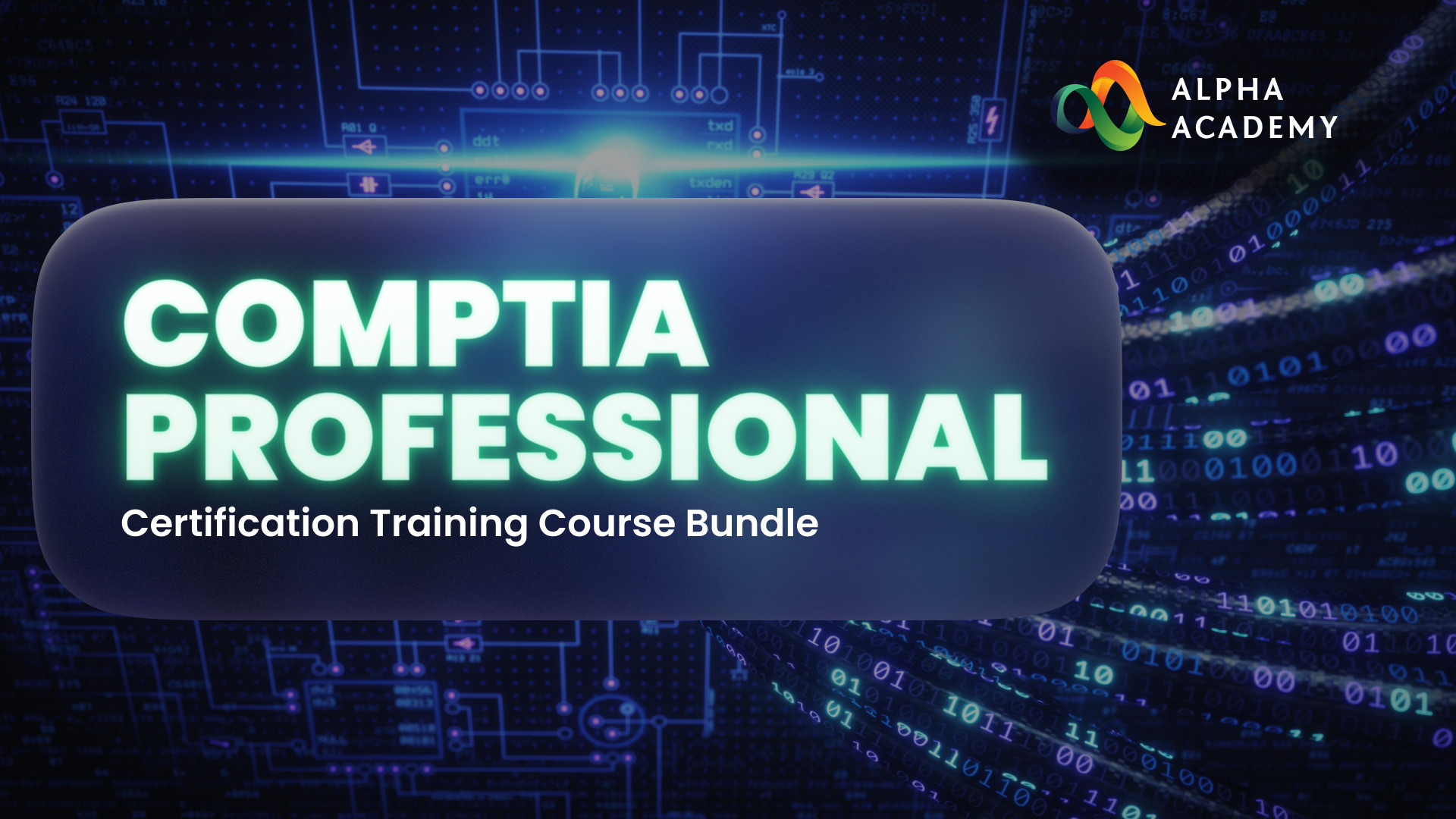 CompTIA Professional Certification Training Course Bundle Alpha Academy Code