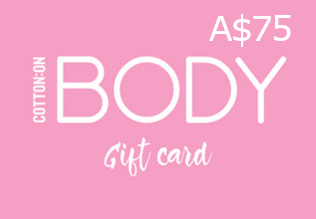 Cotton On: Body $75 Gift Card AU