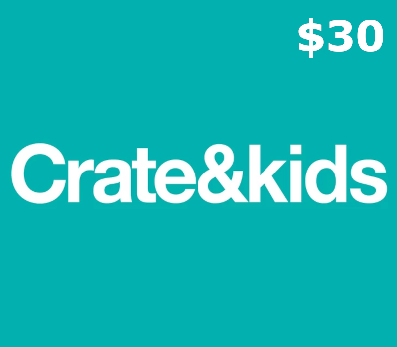Crate & Kids USD 30 Gift Card US
