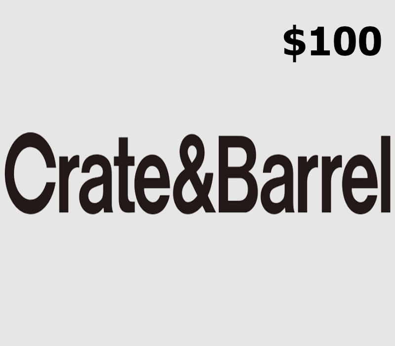 Crate And Barrel $100 Gift Card US