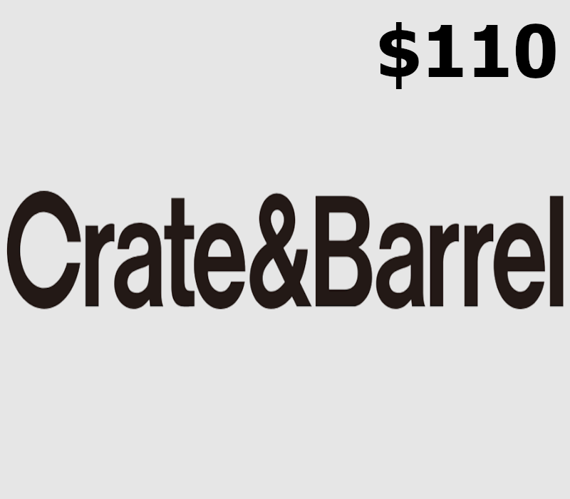 Crate and Barrel USD 110 Gift Card US