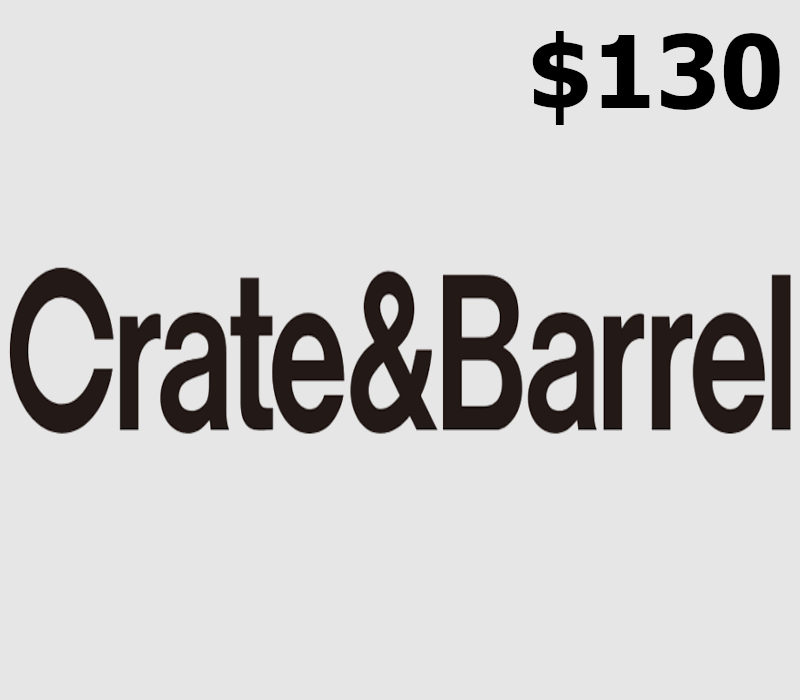 Crate and Barrel USD 130 Gift Card US