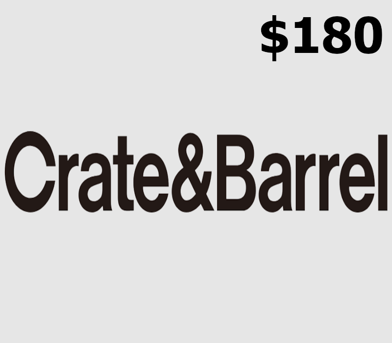Crate and Barrel USD 180 Gift Card US