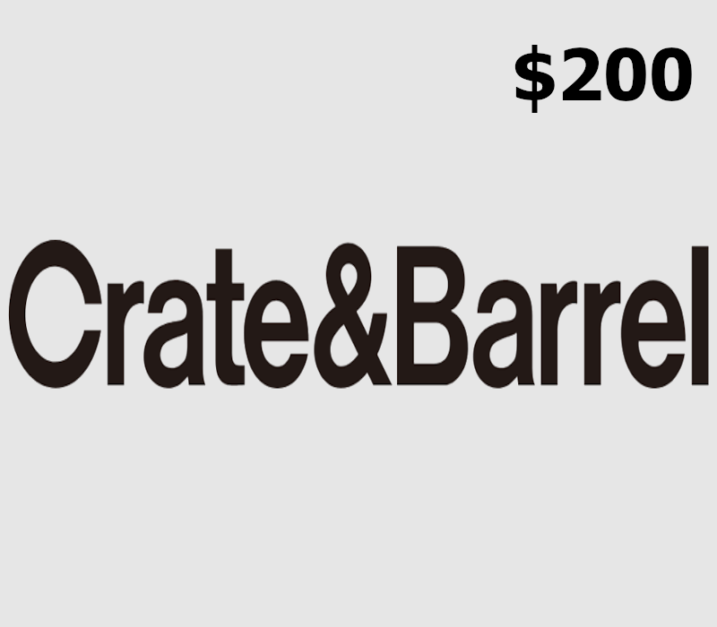 

Crate and Barrel $200 Gift Card US