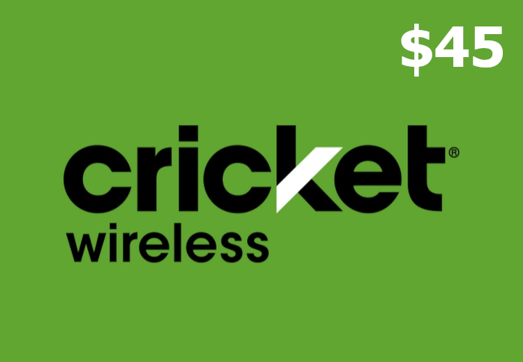 Cricket Retail $45 Mobile Top-up US