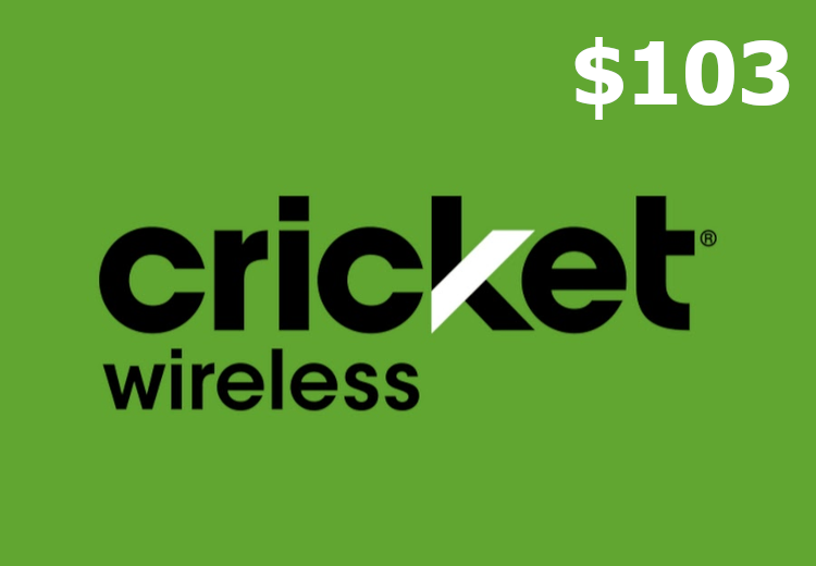 Cricket Retail $103 Mobile Top-up US