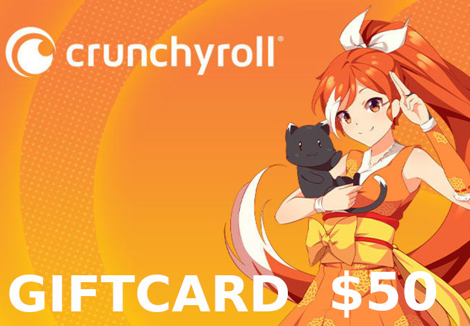 Crunchyroll $50 Gift Card US