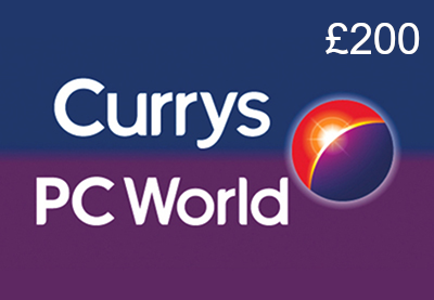 Currys PC World £200 Gift Card UK