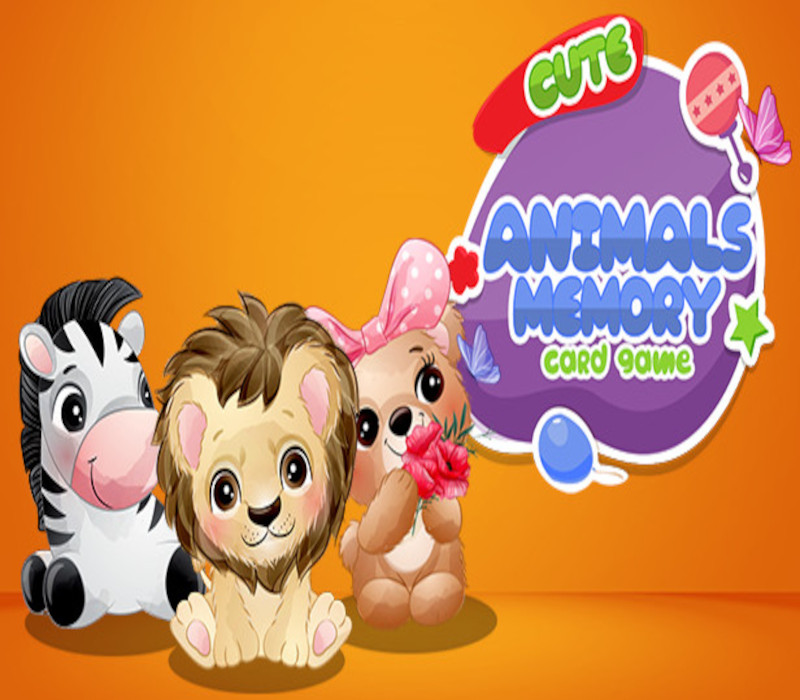 

Cute animals memory card game Steam CD Key