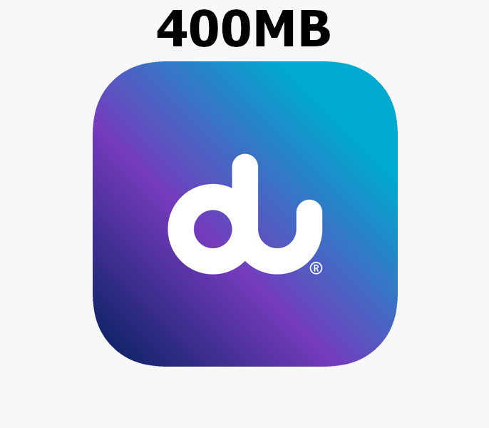 

Du 400 MB Data Mobile Top-up AE