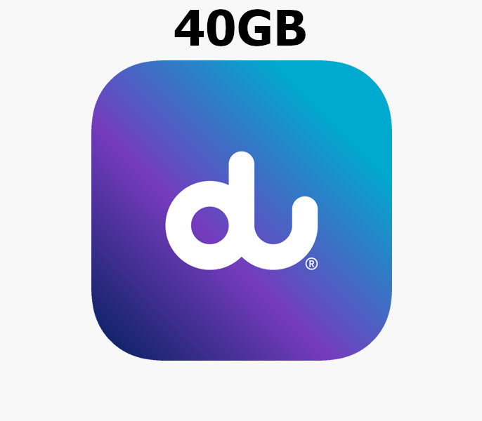 

Du 40 GB Data Mobile Top-up AE