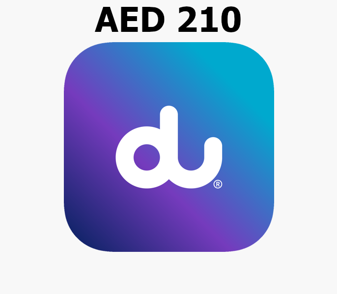 

Du 210 AED Mobile Gift Card AE