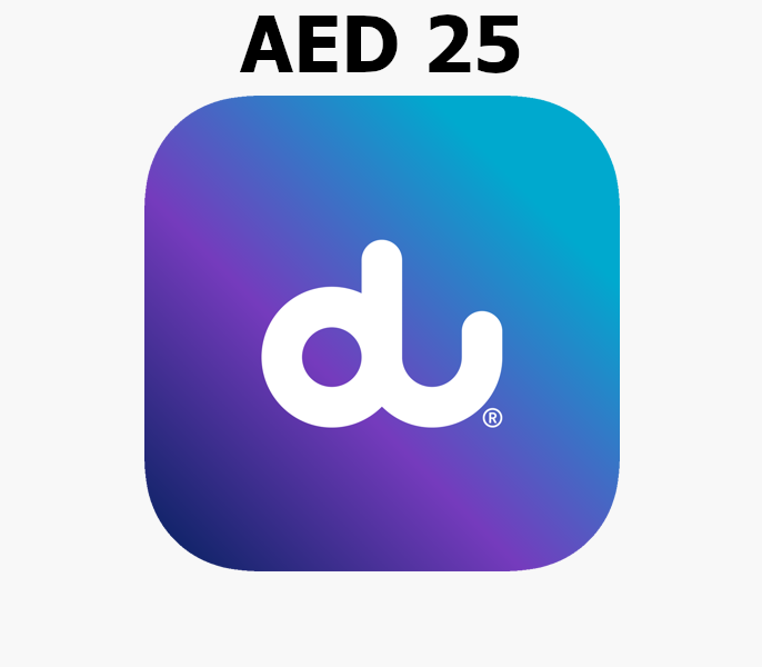 

Du 25 AED Mobile Gift Card AE