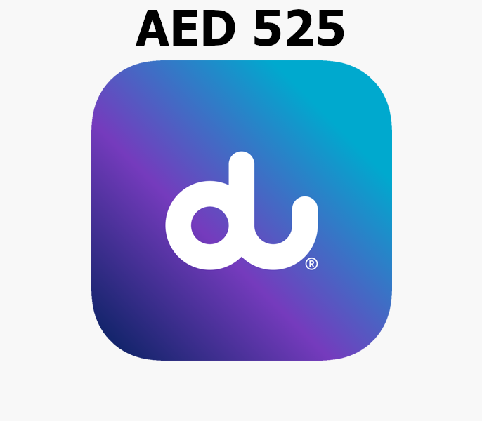 

Du 525 AED Mobile Gift Card AE