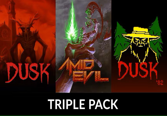 DUSK & AMID EVIL & DUSK '82 Ultimate Edition Triple Pack Bundle PC Steam CD Key screenshot 2