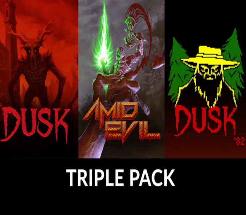 DUSK & AMID EVIL & DUSK '82 Ultimate Edition Triple Pack Bundle PC Steam