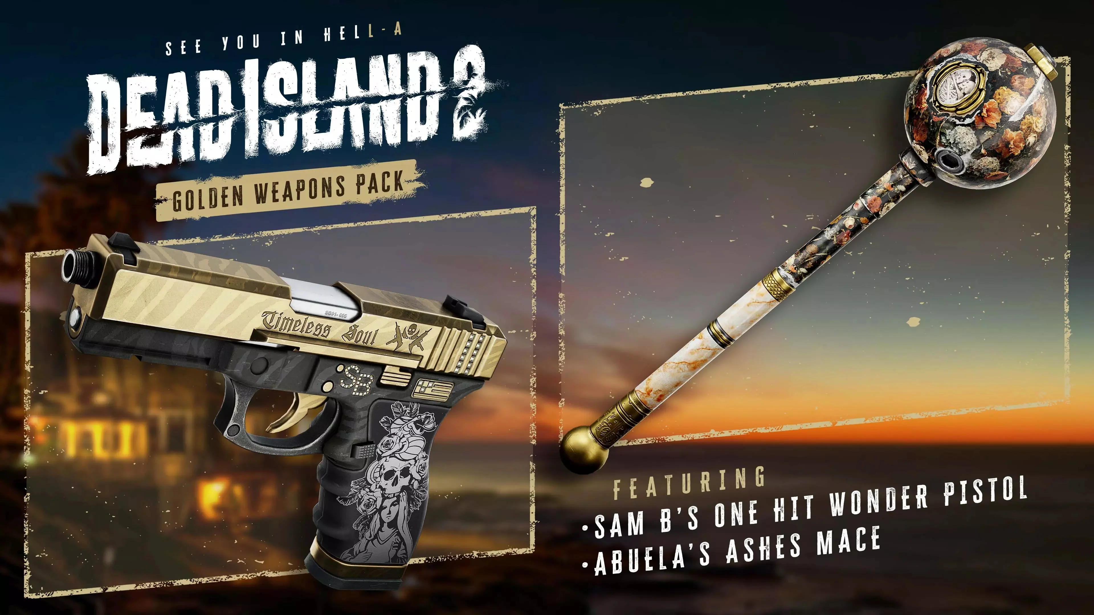 Dead Island 2 - Golden Weapons Pack DLC EU PS4 CD Key