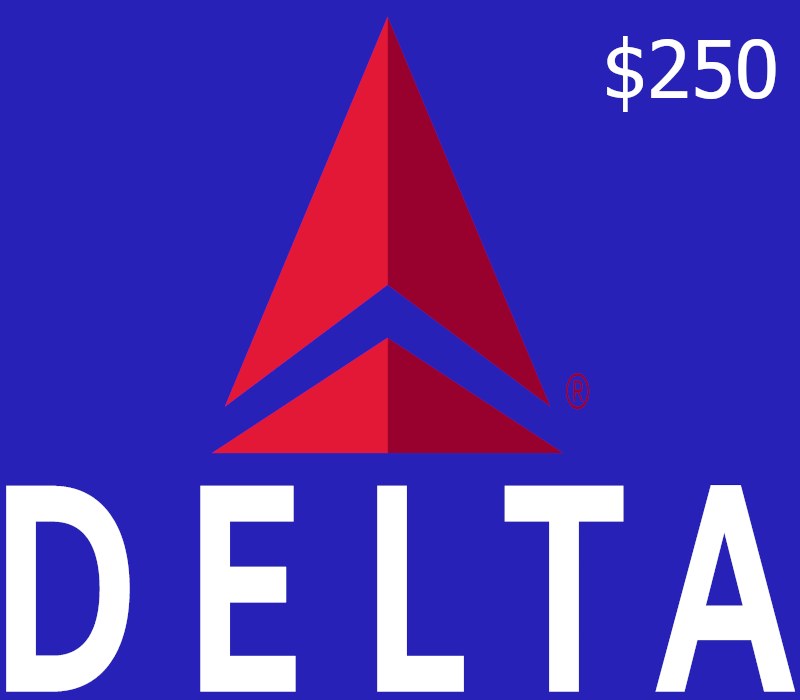 Delta Air Lines $250 Gift Card US