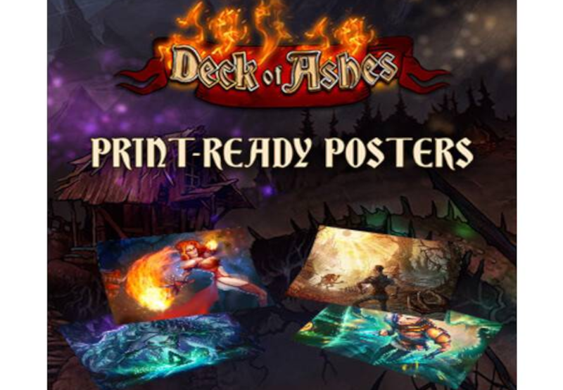 Deck of Ashes - Print-Ready Posters DLC Steam CD Key screenshot 1