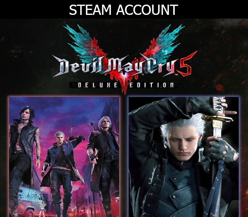 Devil May Cry 5 Deluxe + Vergil Steam Account