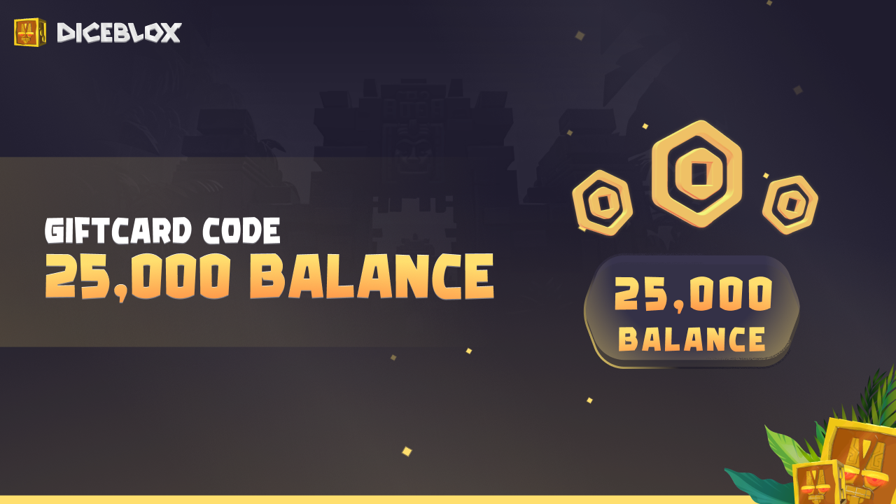 Diceblox 25.000 Balance Gift Card