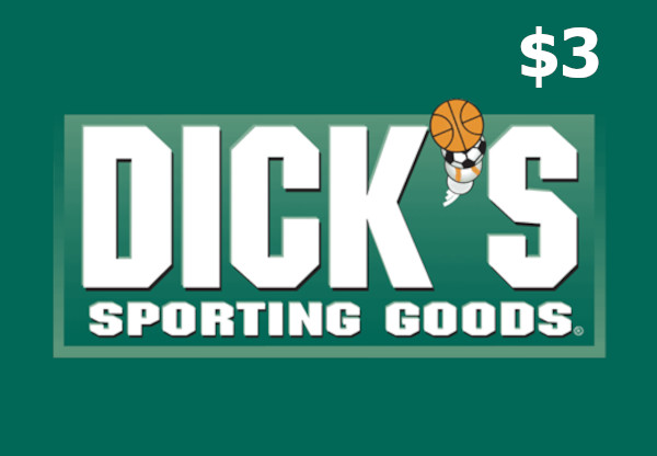 Dicks Sporting Goods $3 Gift Card US