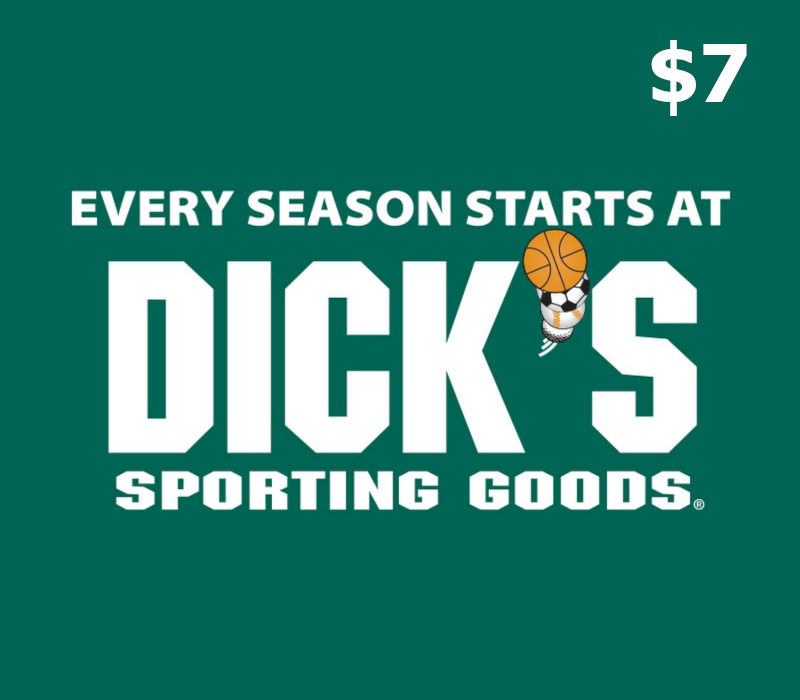 

Dicks Sporting Goods $7 Gift Card US