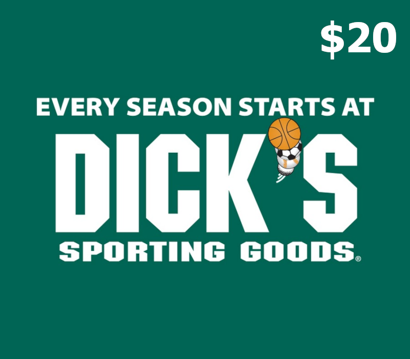 

Dicks Sporting Goods $20 Gift Card US