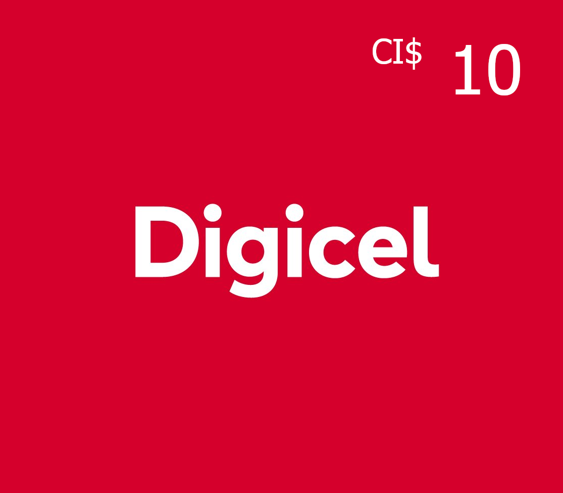 Digicel CI$10 Mobile Top-up KY