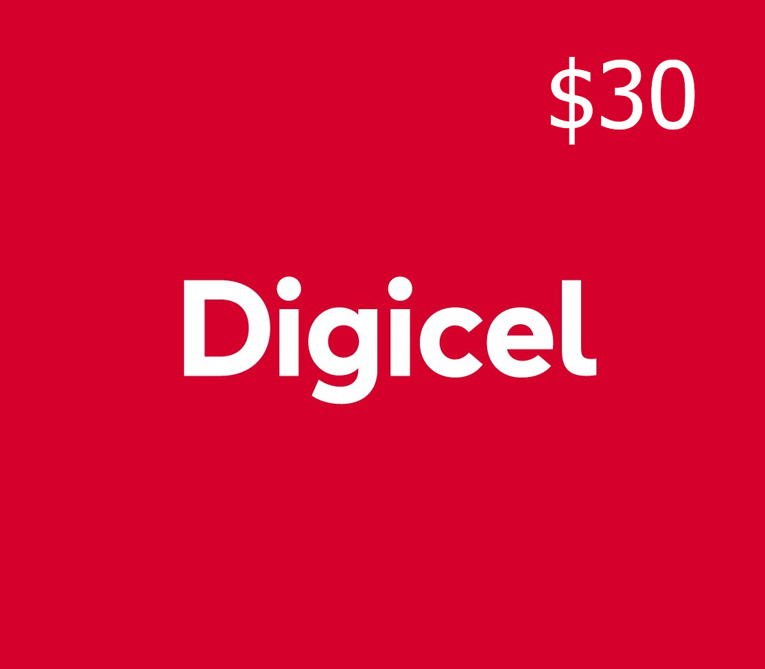 

Digicel $30 Mobile Top-up SV