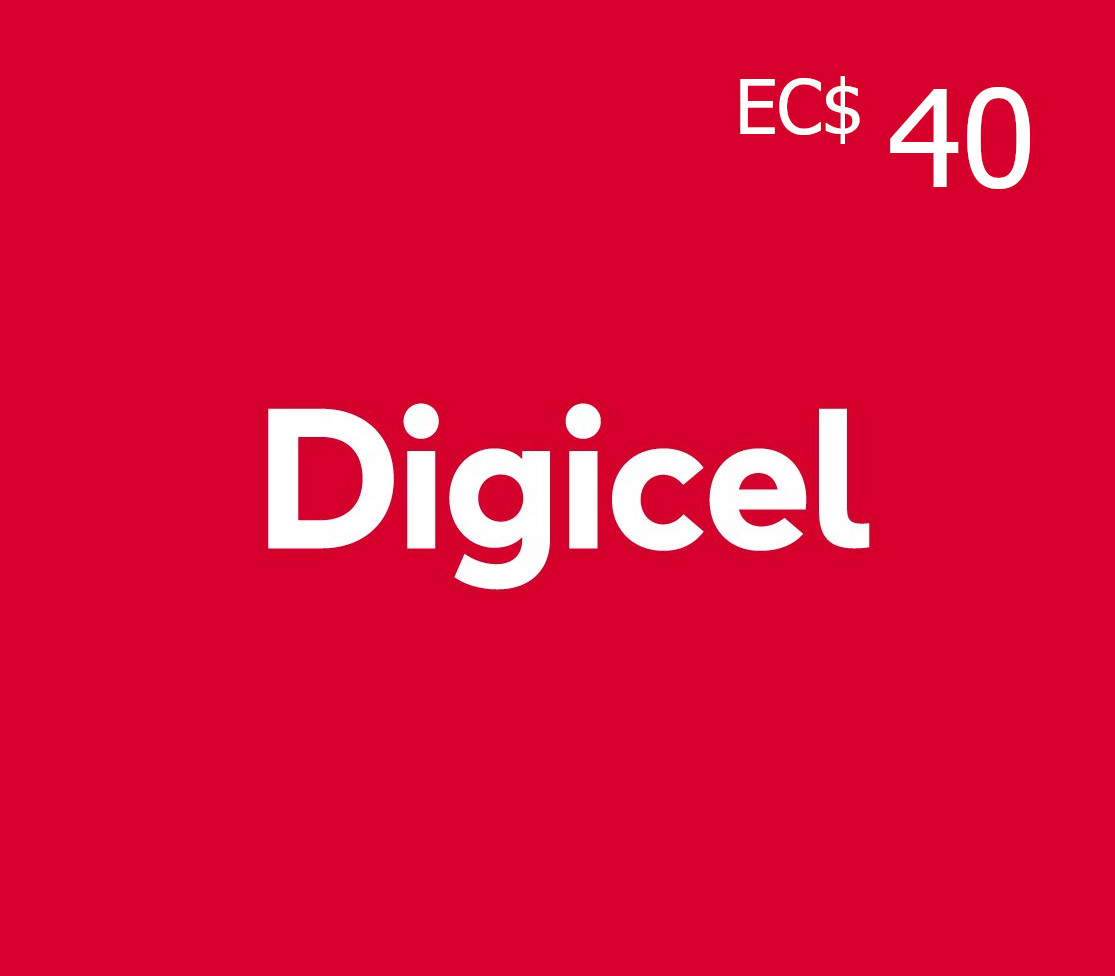 

Digicel EC$40 Mobile Top-up AG