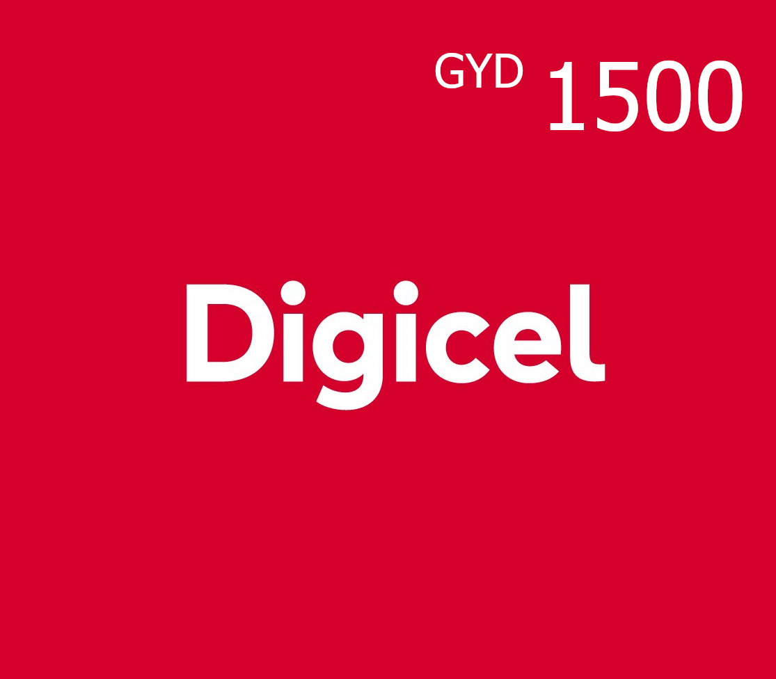 

Digicel 1500 GYD Mobile Top-up GY