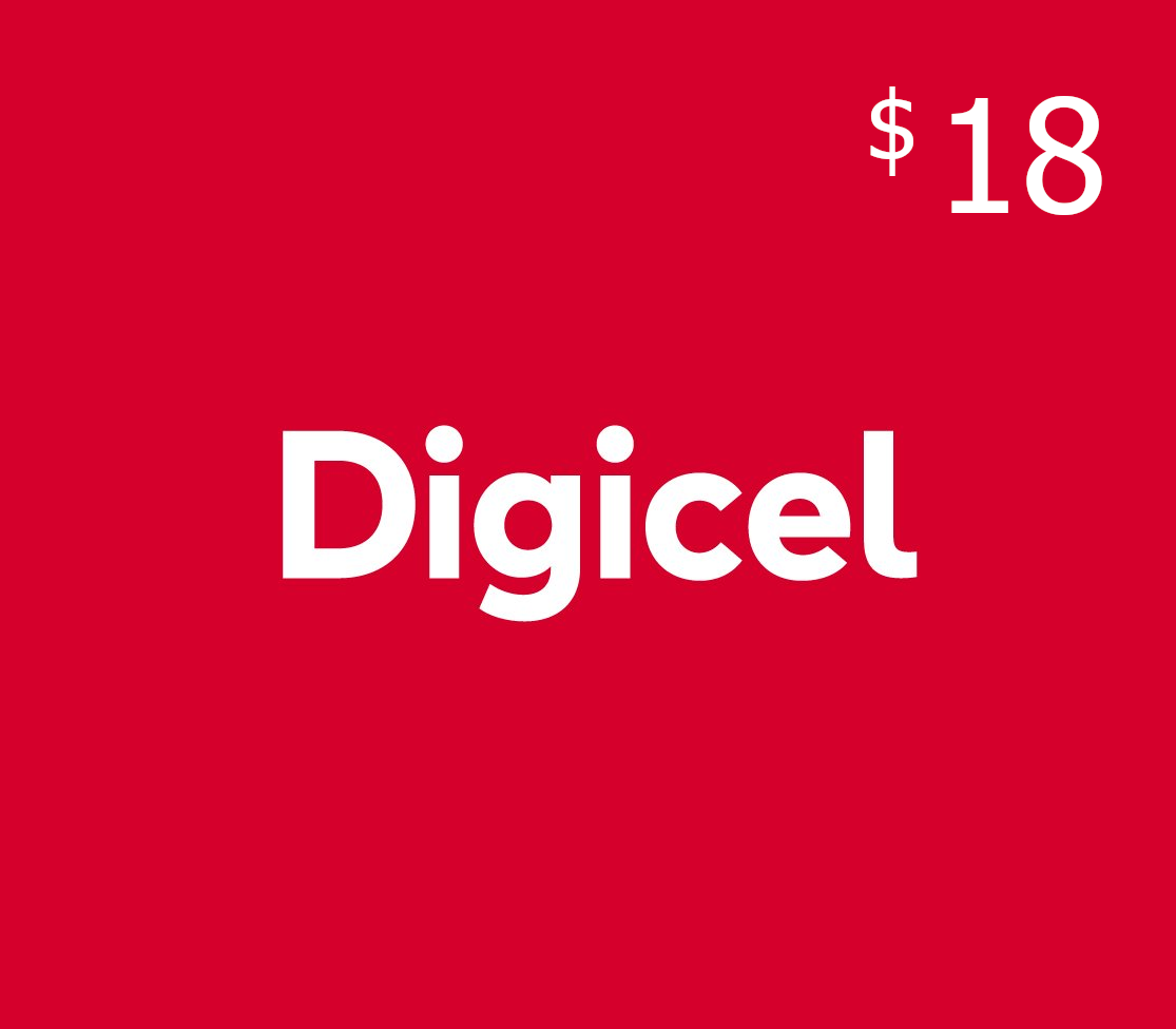 

Digicel $18 Mobile Top-up MQ