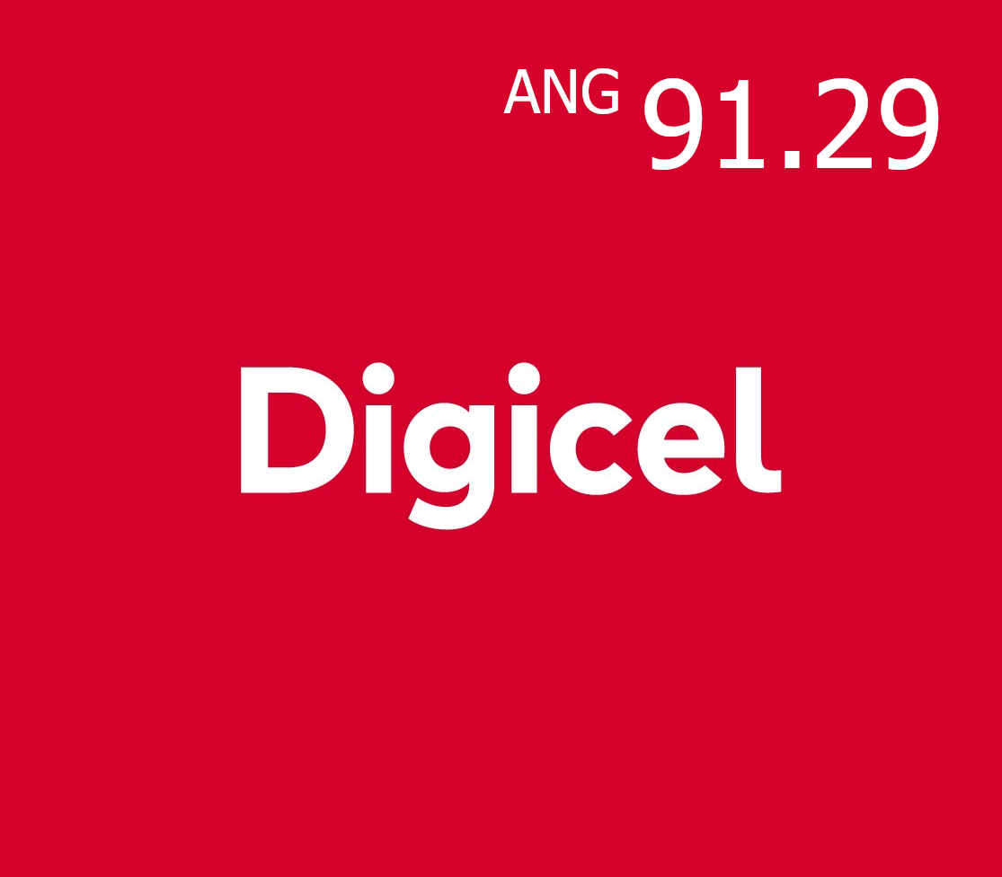 Digicel 91.29 ANG Mobile Top-up CW