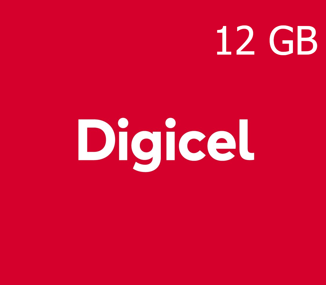 

Digicel 12 GB Data Mobile Top-up SV