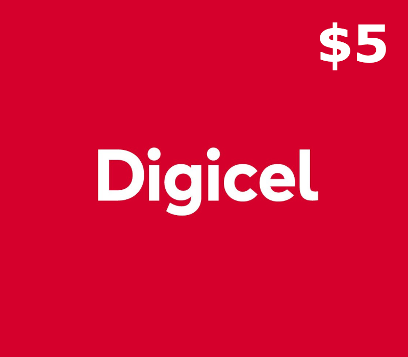 

Digicel $5 Mobile Top-up TC