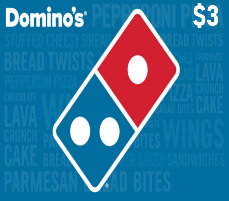 

Domino's Pizza $3 Gift Card US