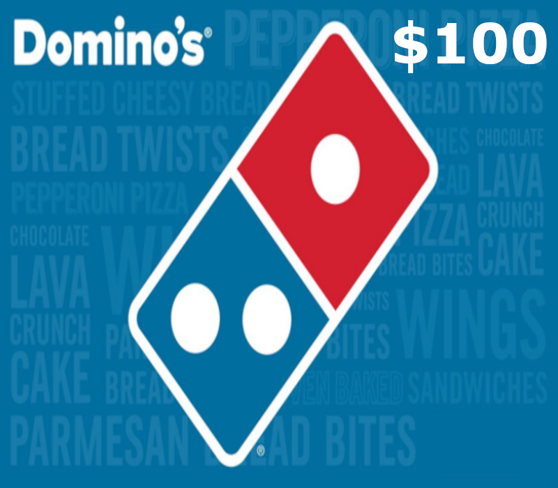 

Domino's Pizza $100 Gift Card US